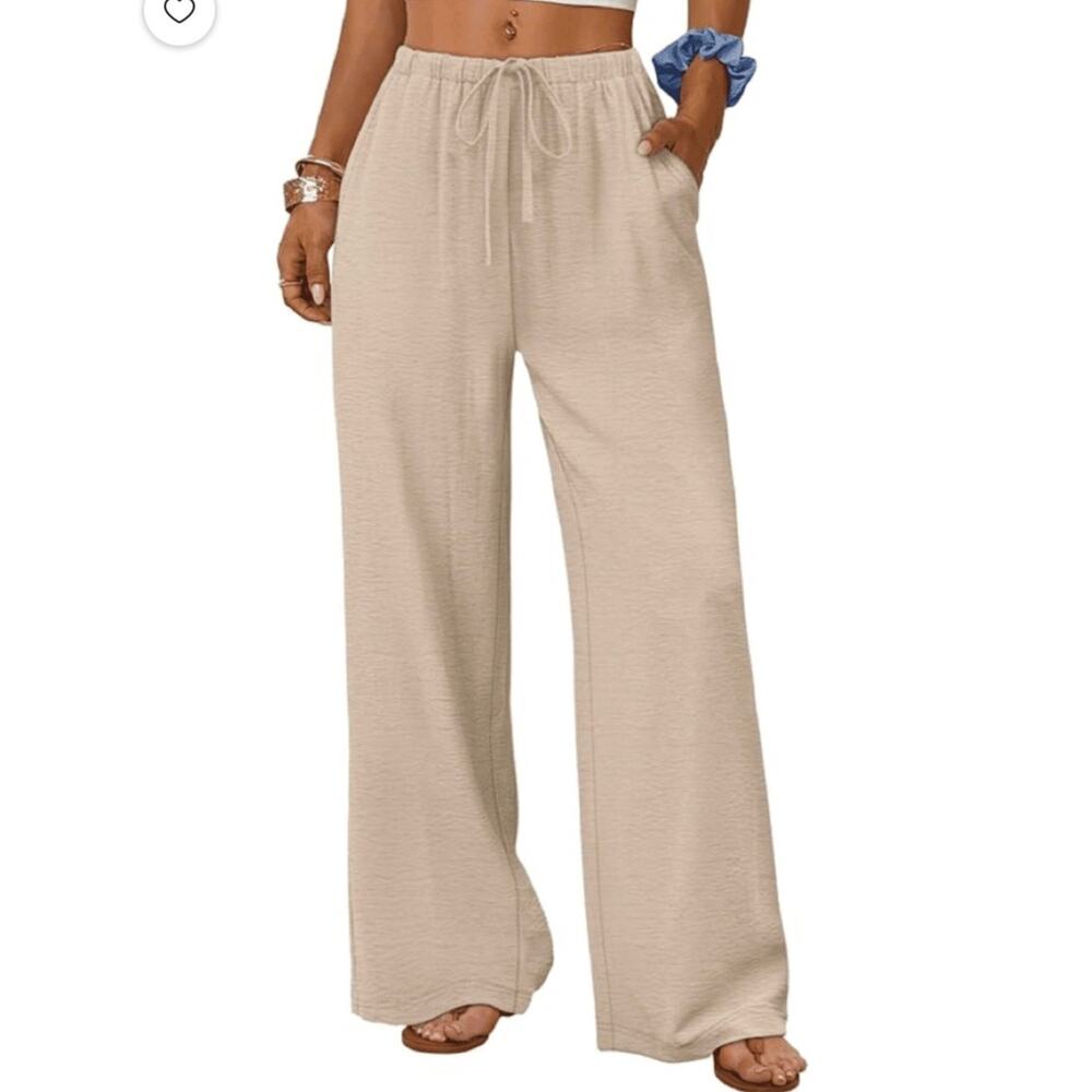 NWT ~ Women's Apricot Wide Leg Flowy Palazzo Pants & Pockets ~ Plus Size XXL